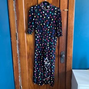 Rixo x Target multicolored polka dot dress